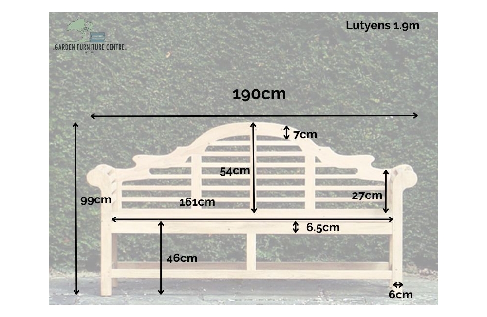 Lutyens Bench Lutyens 1.9m Bench | FSC® Certified
